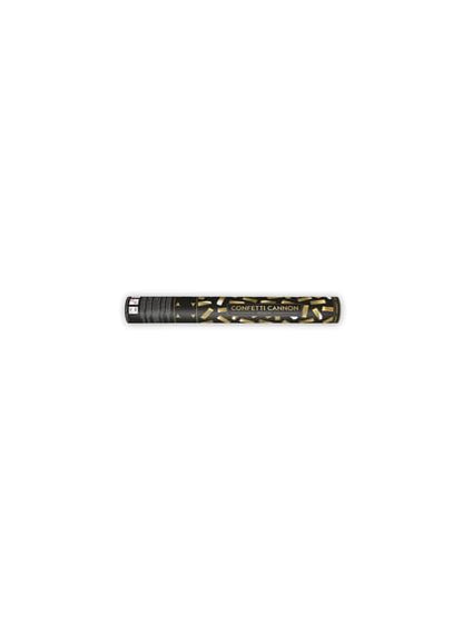 Cañón de confeti rectangular dorado de 40 cm - Partydeco | Funidelia
