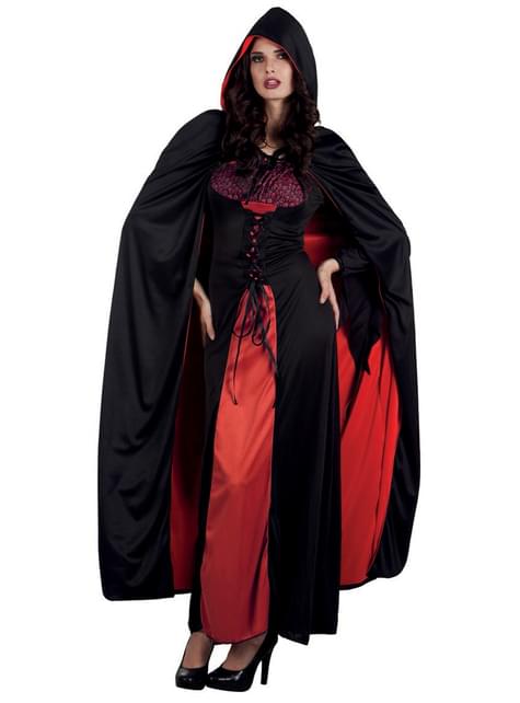 Capa de Conde drácula reversible con capucha para adulto - Boland | Funidelia