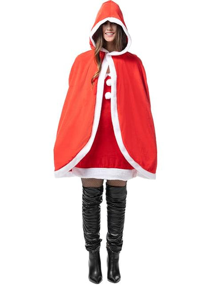 Capa de Mamá Noel para mujer - Funiglobal | Funidelia