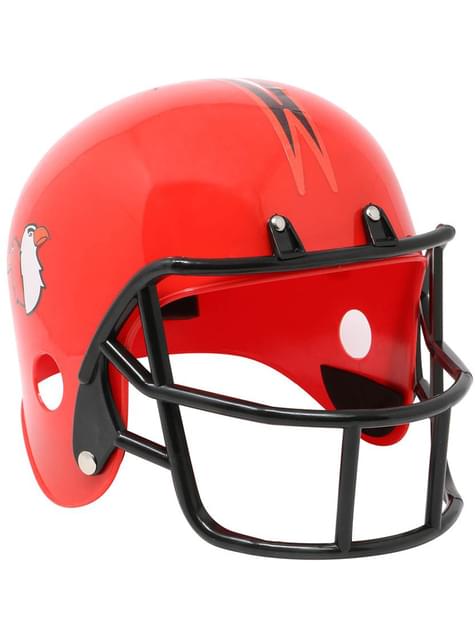 Casco de fútbol americano rojo para adulto - Guirca | Funidelia