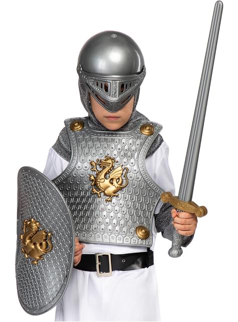 Casco, escudo y armadura medieval para niños - Funiglobal | Funidelia