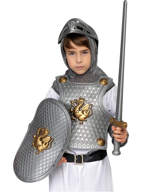Casco, escudo y armadura medieval para niños - Funiglobal | Funidelia