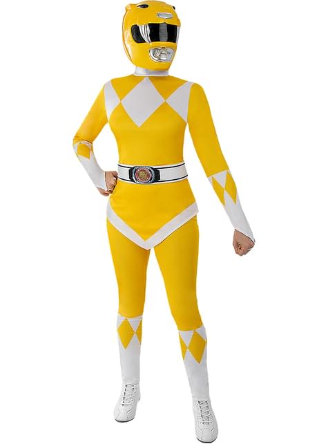 Casco Power Ranger Amarillo para adulto - Funiglobal | Funidelia