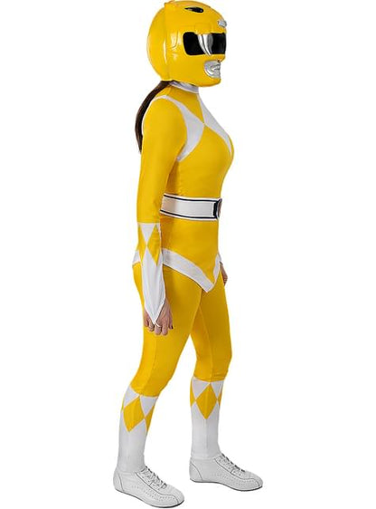 Casco Power Ranger Amarillo para adulto - Funiglobal | Funidelia