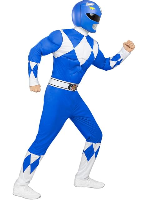 Casco Power Ranger Azul para adulto - Funiglobal | Funidelia