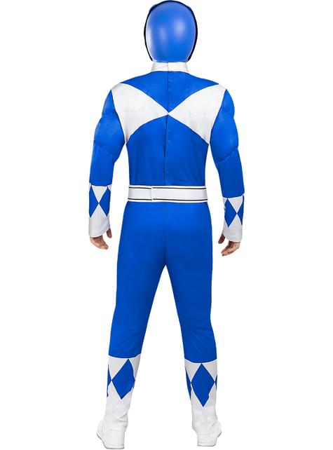 Casco Power Ranger Azul para adulto - Funiglobal | Funidelia
