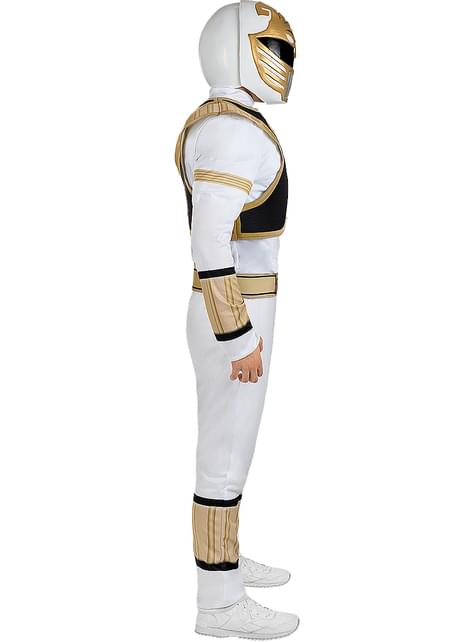 Casco Power Ranger Blanco para adulto - Funiglobal | Funidelia