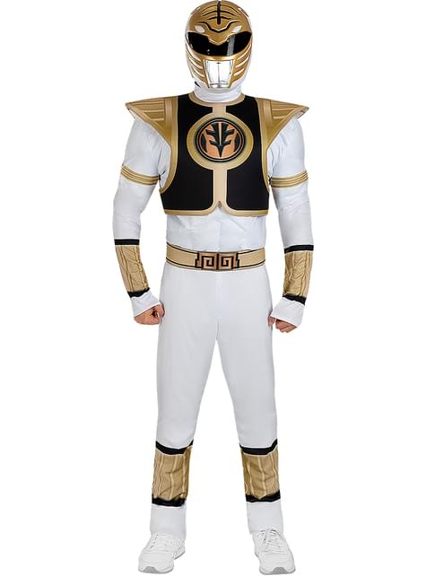 Casco Power Ranger Blanco para adulto - Funiglobal | Funidelia