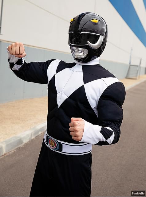 Casco Power Ranger Negro para adulto - Funiglobal | Funidelia