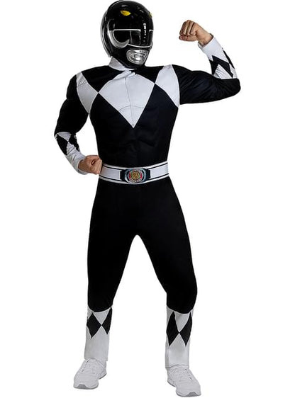 Casco Power Ranger Negro para adulto - Funiglobal | Funidelia