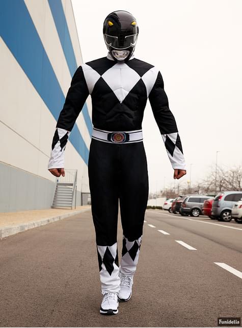 Casco Power Ranger Negro para adulto - Funiglobal | Funidelia