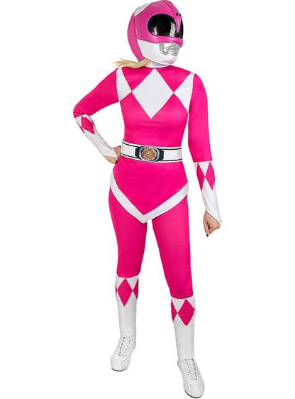 Casco Power Ranger Rosa para adulto - Funiglobal | Funidelia
