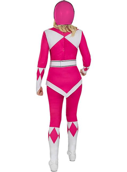 Casco Power Ranger Rosa para adulto - Funiglobal | Funidelia