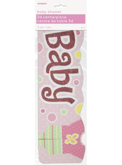 Centro de mesa rosa - Baby Shower - Unique | Funidelia