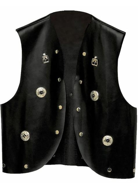 Chaleco con tachuelas para hombre