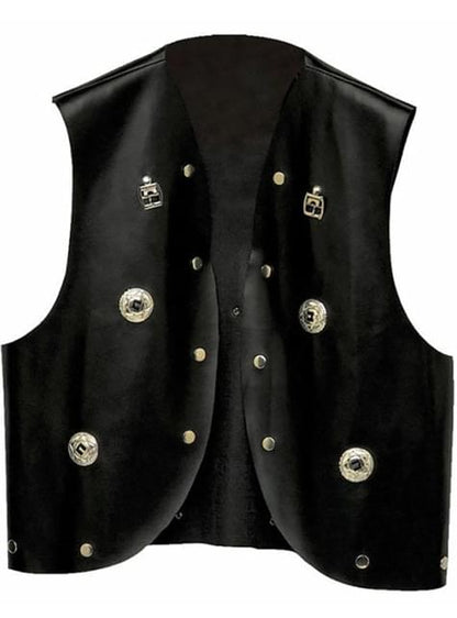 Chaleco con tachuelas para hombre