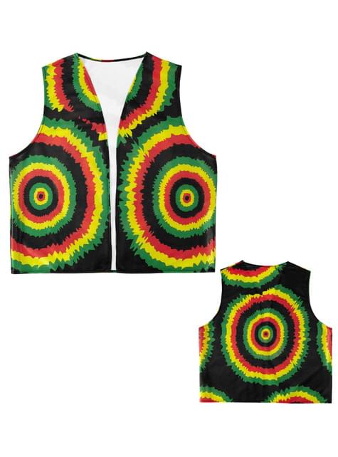 Chaleco de rastafari jamaicano para adulto - Widmann | Funidelia
