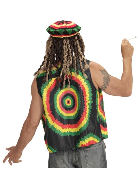 Chaleco de rastafari jamaicano para adulto - Widmann | Funidelia