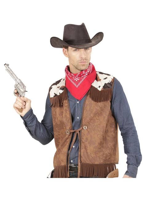 Chaleco de vaquero del oeste para hombre - Widmann | Funidelia