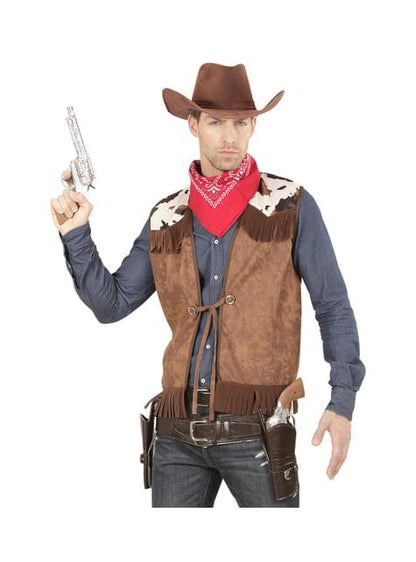 Chaleco de vaquero del oeste para hombre - Widmann | Funidelia