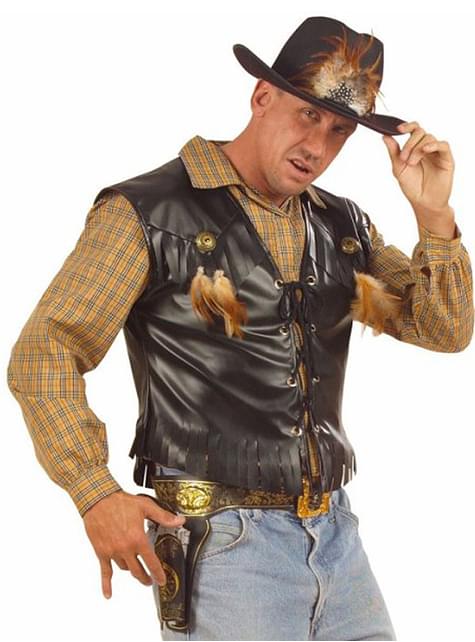 Chaleco de vaquero para hombre - Widmann | Funidelia