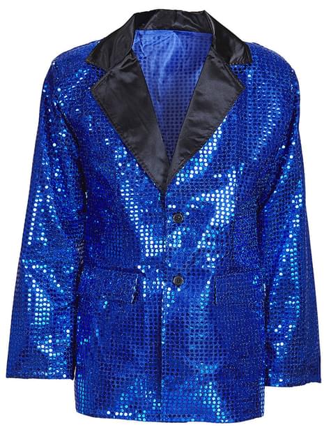 Chaqueta azul año 70 para hombre - Widmann | Funidelia