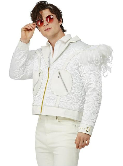 Chaqueta de Elton Jonh con plumas para hombre - Smiffys | Funidelia