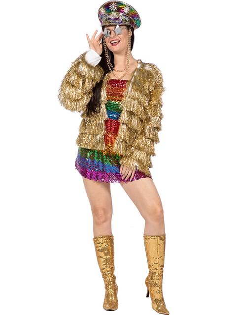 Chaqueta de festival dorada para mujer - Wilbers | Funidelia