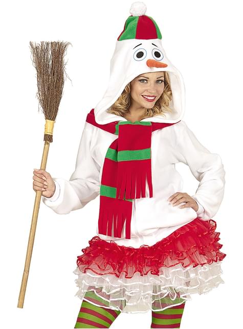 Chaqueta de muñeco de nieve calentito talla grande para adulto - Widmann | Funidelia