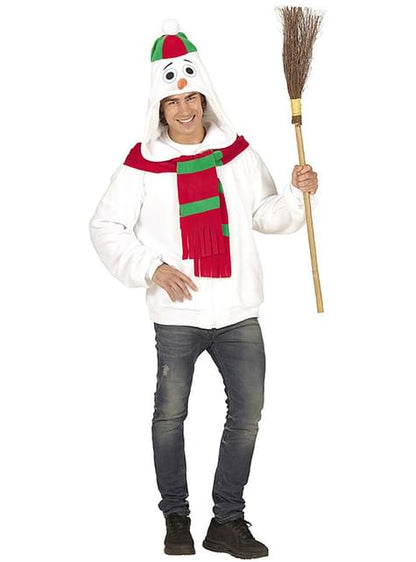 Chaqueta de muñeco de nieve calentito talla grande para adulto - Widmann | Funidelia