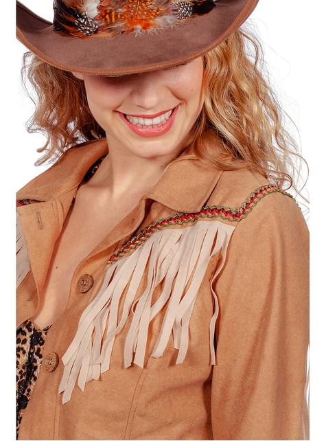 Chaqueta flecos de festival para mujer - Wilbers | Funidelia