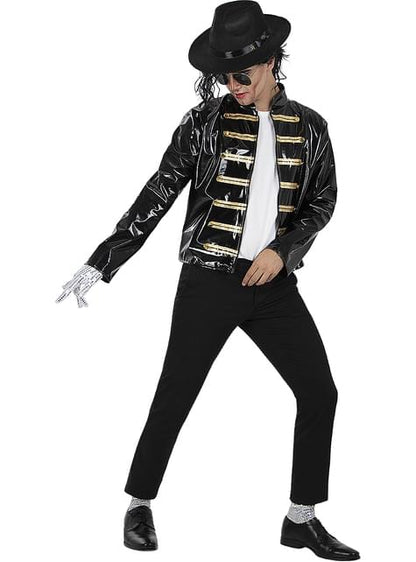 Chaqueta militar negra Michael Jackson para adulto - Funiglobal | Funidelia