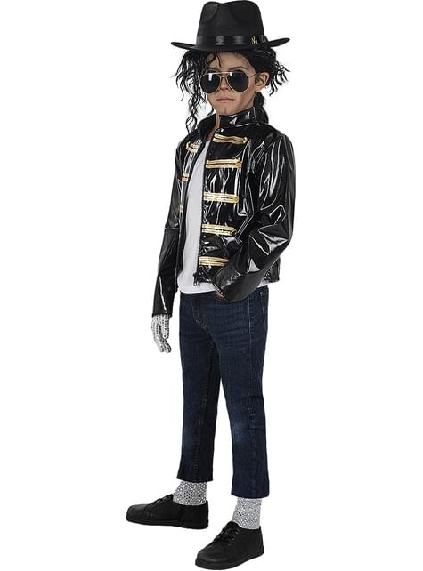 Chaqueta militar negra Michael Jackson para niño - Funiglobal | Funidelia