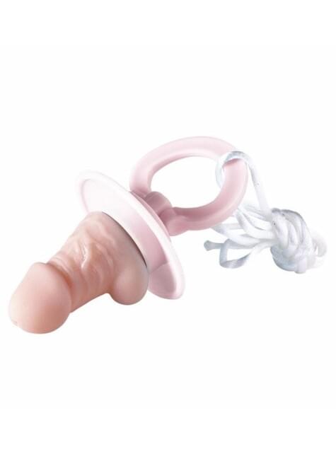 Chupete con forma de pene