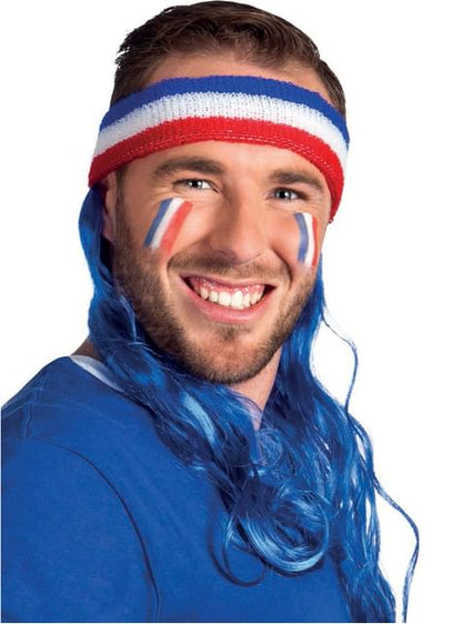 Cinta deportista con pelo tricolor Francia - Boland | Funidelia