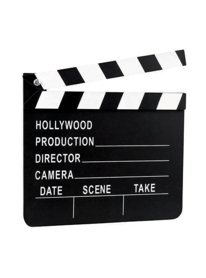 Claqueta decorativa para fiesta del cine - Hollywood Party - Boland | Funidelia