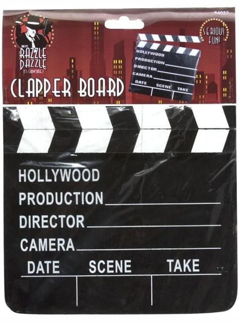 Claqueta estilo Hollywood