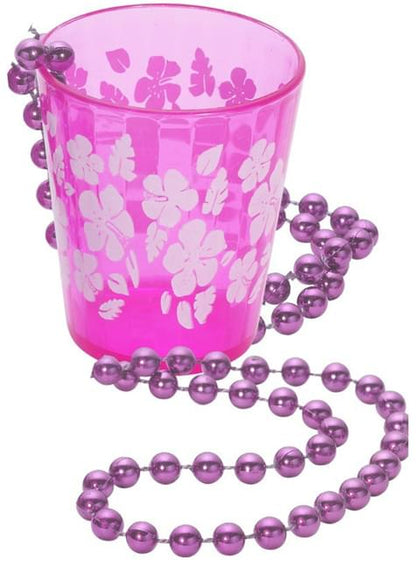 Collar con chupito rosa