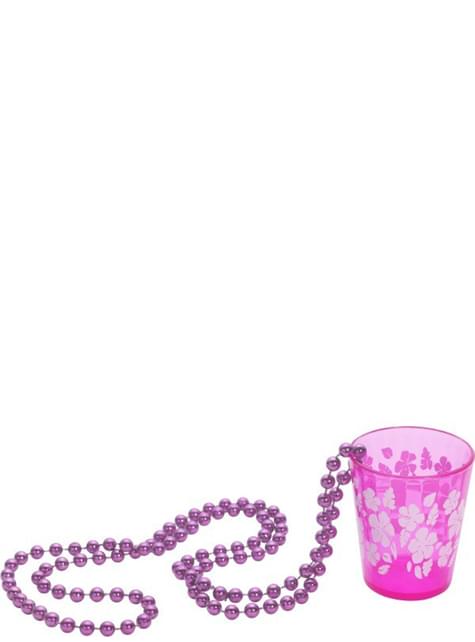 Collar con chupito rosa