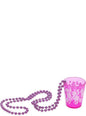 Collar con chupito rosa