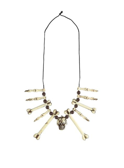 Collar de huesos de brujo vudú - Widmann | Funidelia