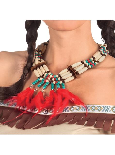 Collar de indio con plumas para adulto - Boland | Funidelia