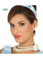 Collar de perlas con flor de princesa - Guirca | Funidelia