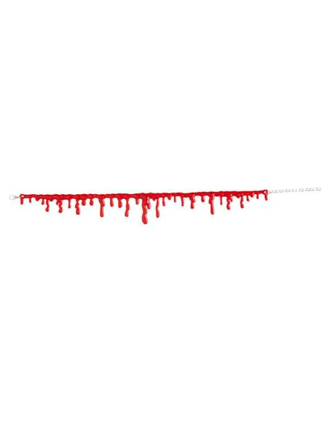 Collar de sangre gota a gota