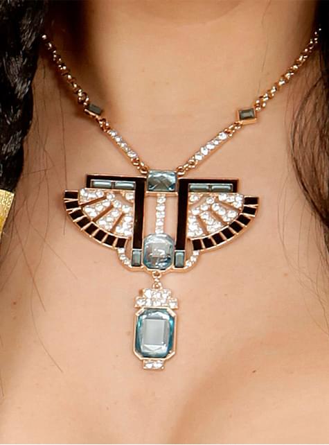 Collar faraón dorado para adulto