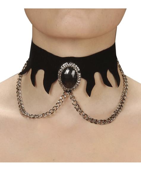 Collar gótico de cadenas
