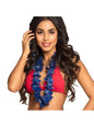 Collar hawaiano azul para adulto - Boland | Funidelia