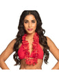 Collar hawaiano rojo para adulto
