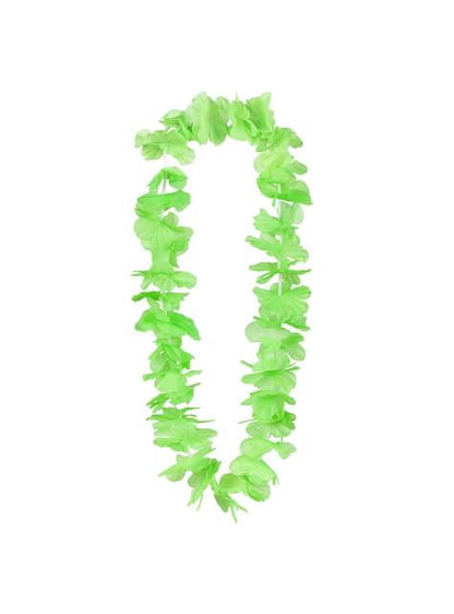 Collar hawaiano verde para adulto - Boland | Funidelia