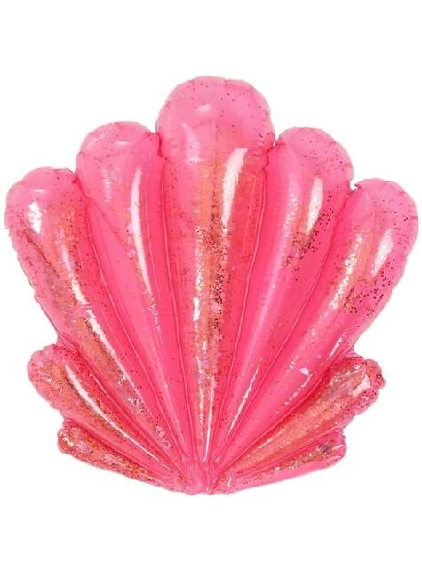 Concha rosa hinchable de 73 cm